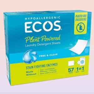 Ecos Plastic-Free Laundry Detergent Sheets